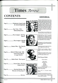 Times Arrow 3 Contents